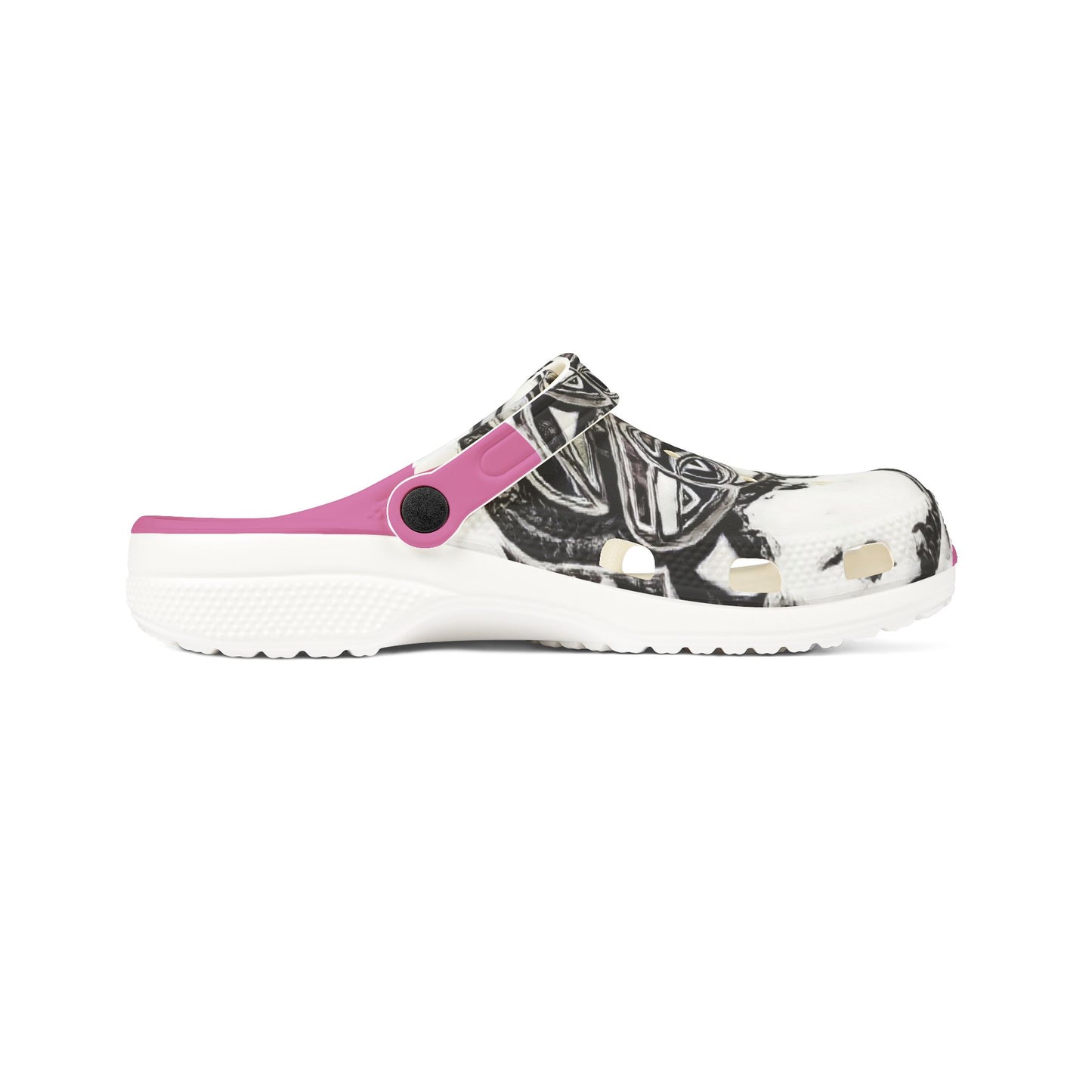 "It's All Love" Varsity Pink Clogs