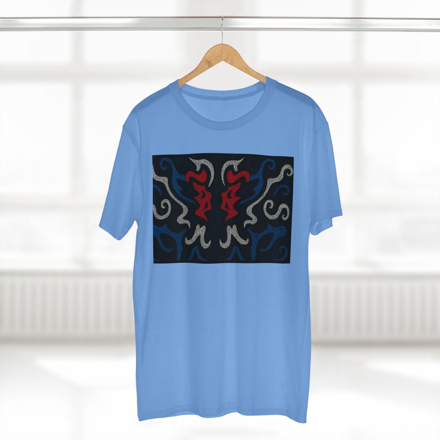 Red, White, Black, & Blue Rorschach DragonT-Shirt