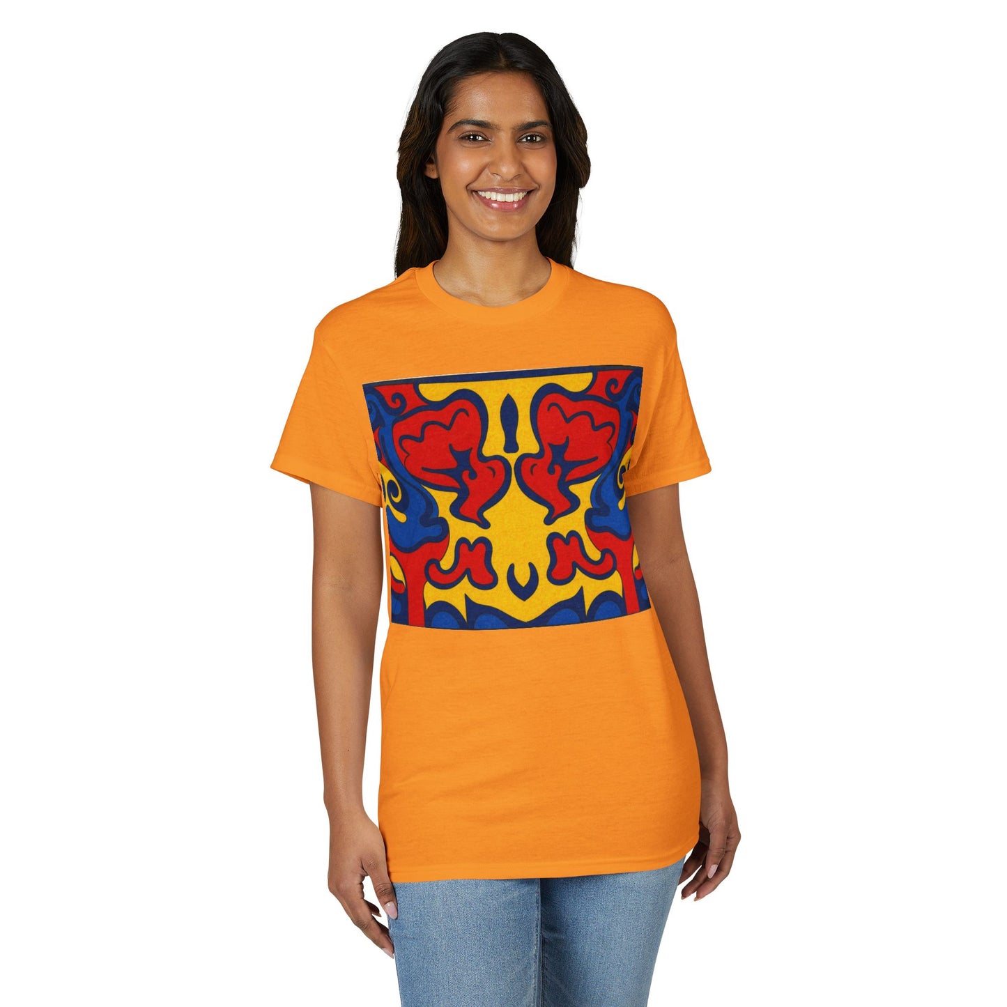 "Lighter Lines, Deeper Color." Rorschach Dragon T-Shirt