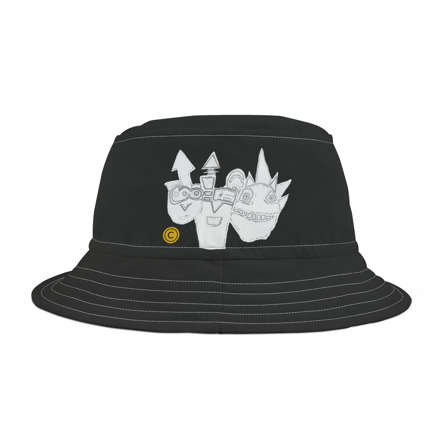 DIY Mt. Paintmore Bucket Hat (Black)