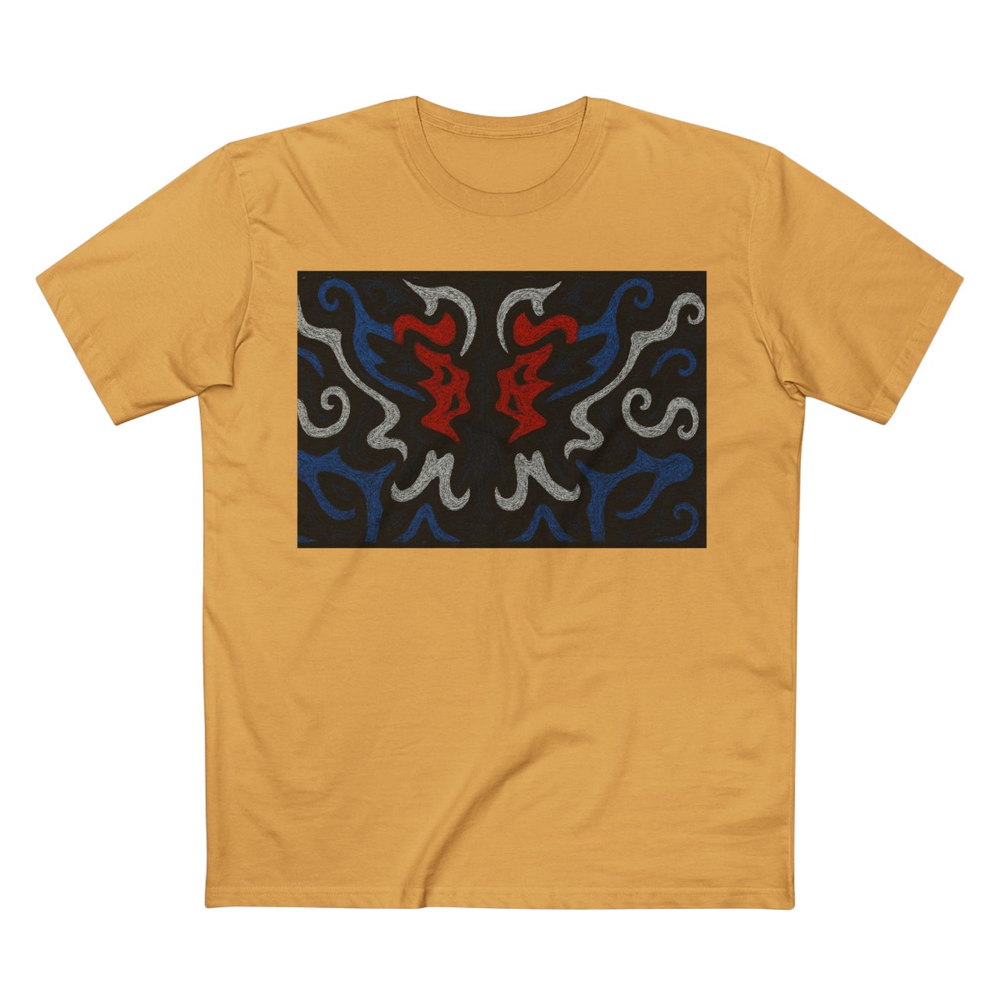Red, White, Black, & Blue Rorschach DragonT-Shirt
