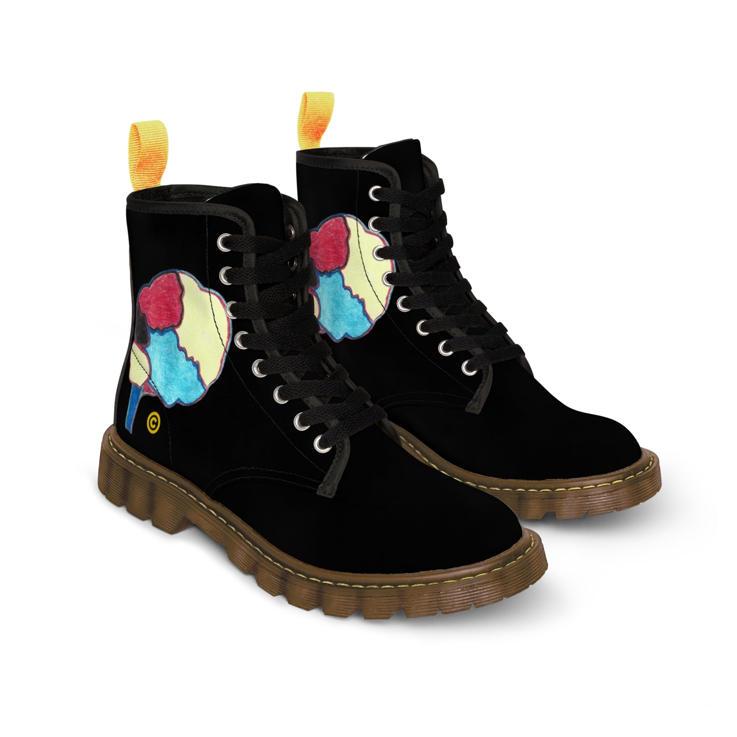 Women's Super Branding Brain Canvas Boots