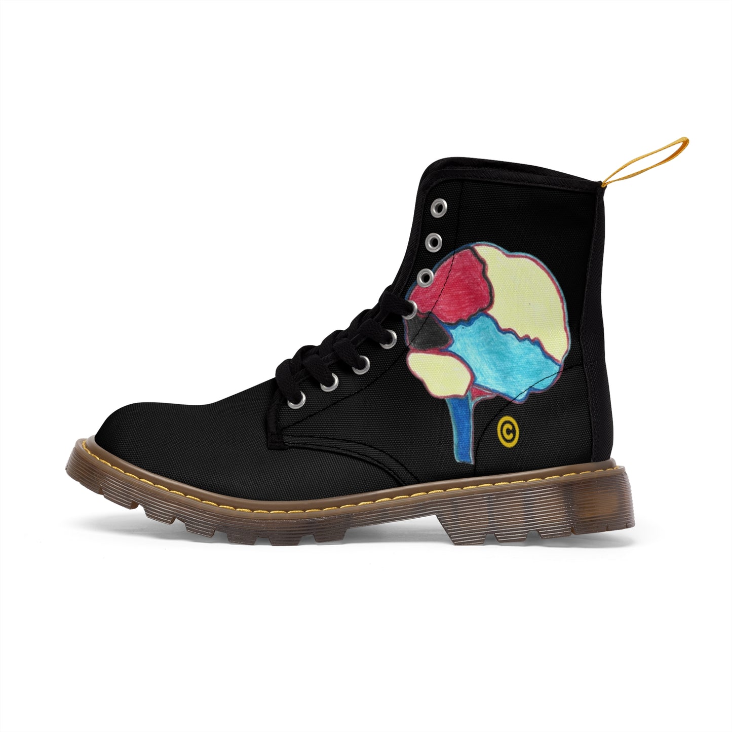 Women's Super Branding Brain Canvas Boots