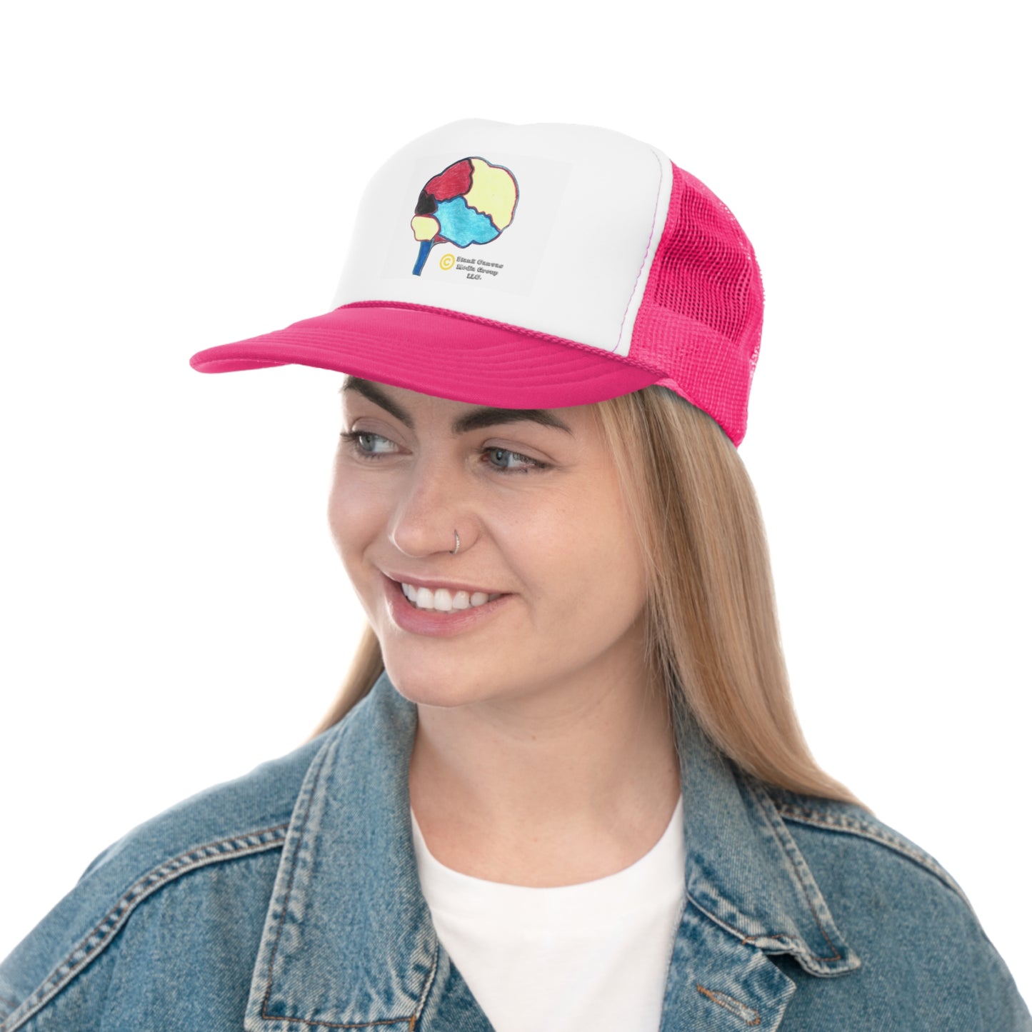Super Branding Brain Trucker Cap