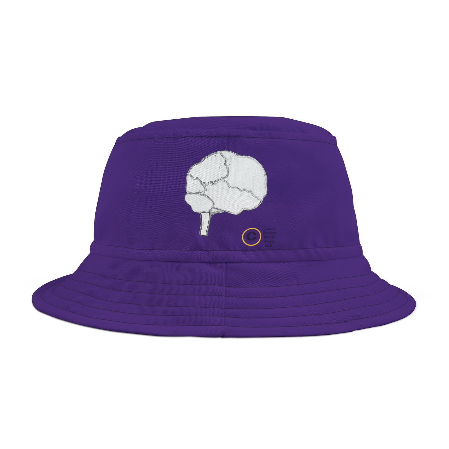 DIY Bucket Hat "Thinking Cap." (Purple)