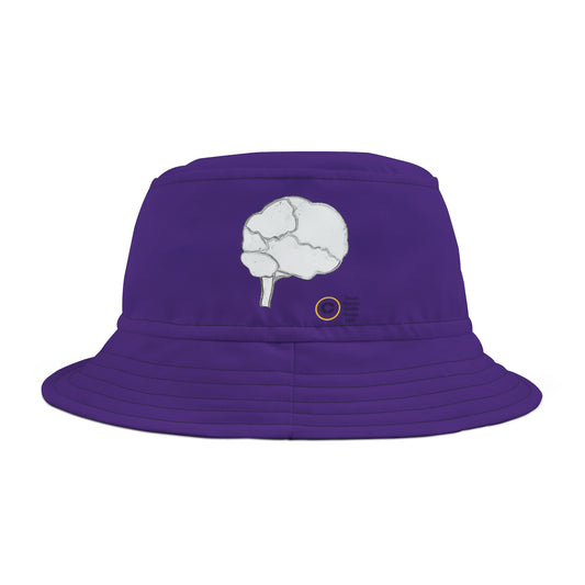 DIY Bucket Hat "Thinking Cap." (Purple)