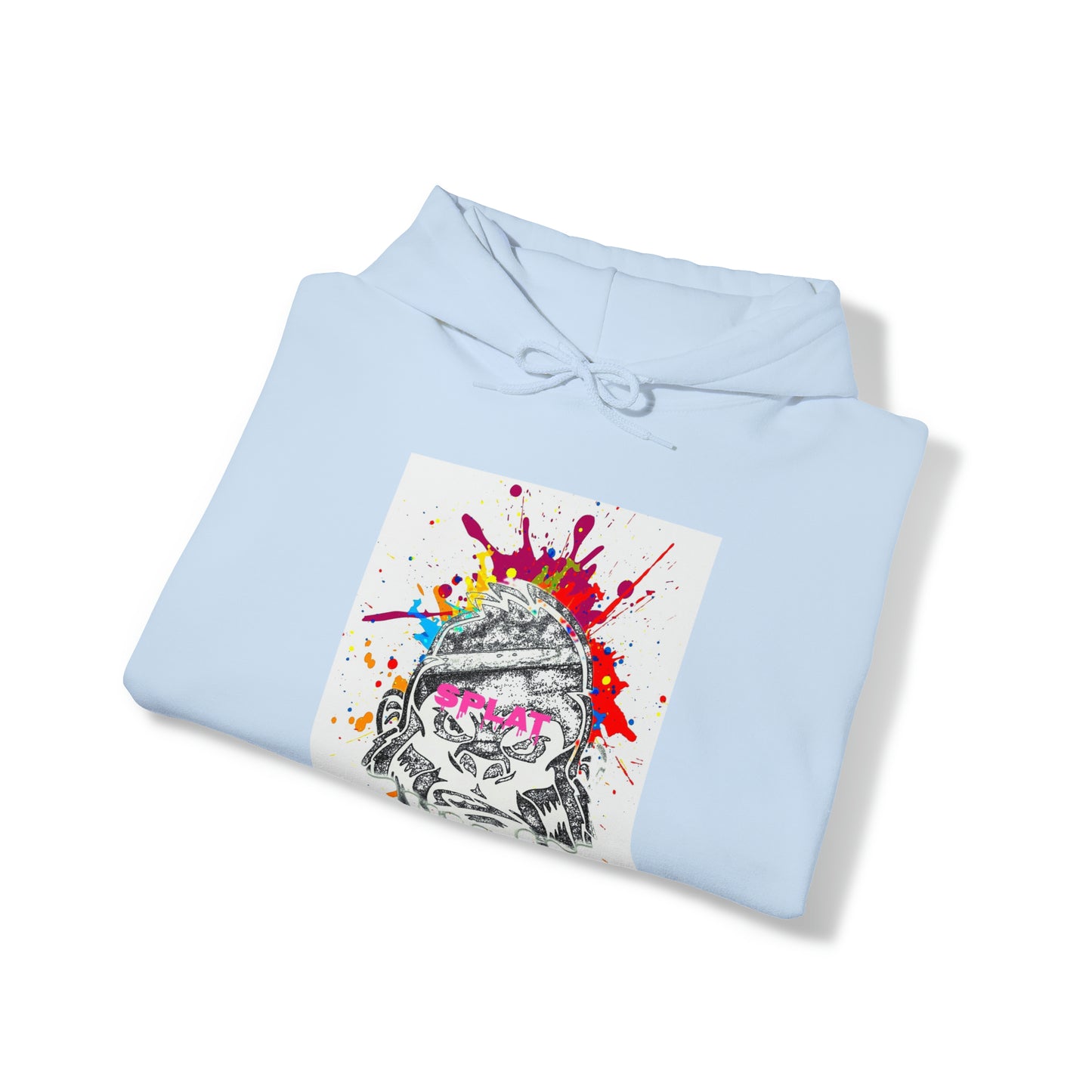 Splatter Brained 1 Hoodie: Digital Transmutation