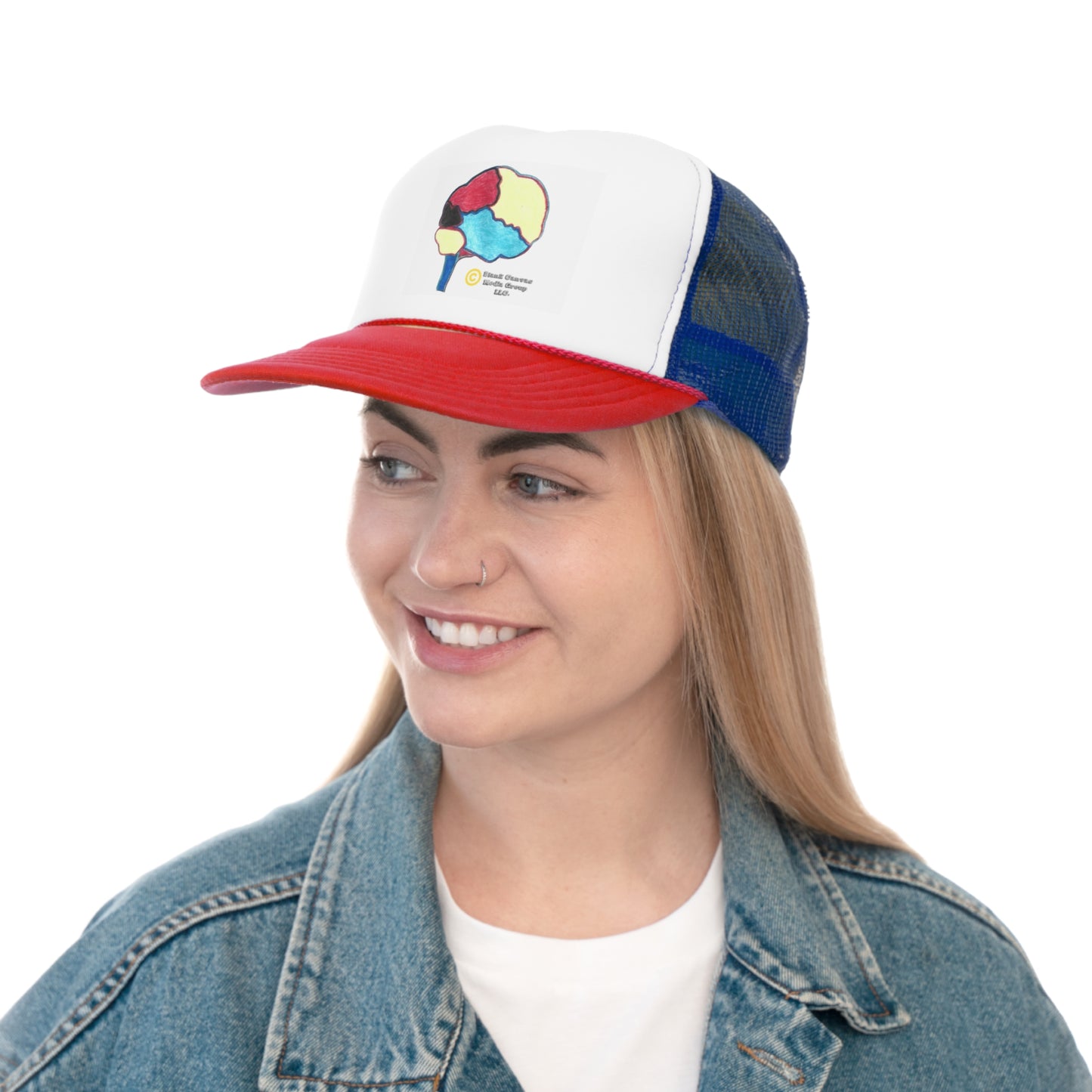 Super Branding Brain Trucker Cap