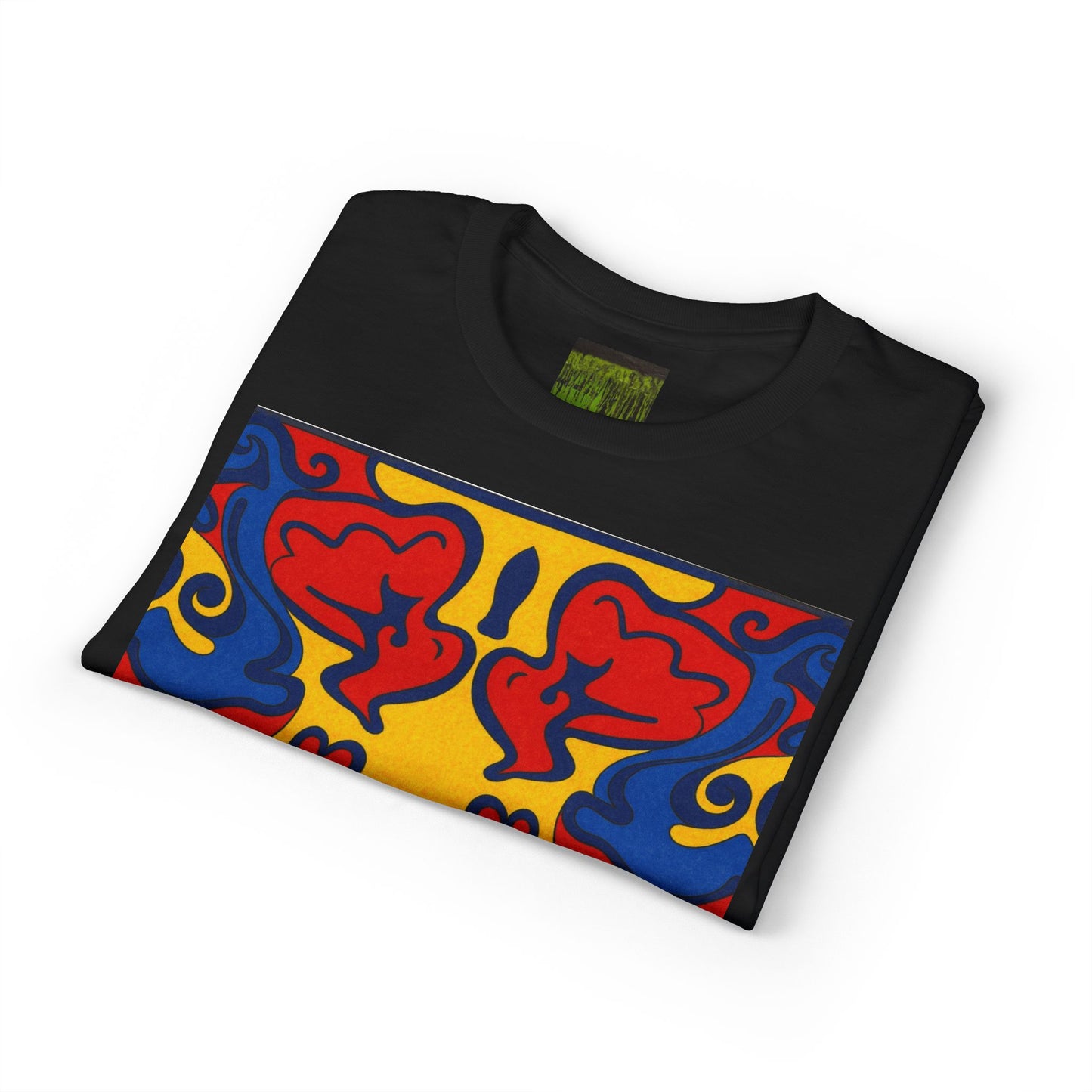 "Lighter Lines, Deeper Color." Pattern Rorschach Dragon T-Shirt
