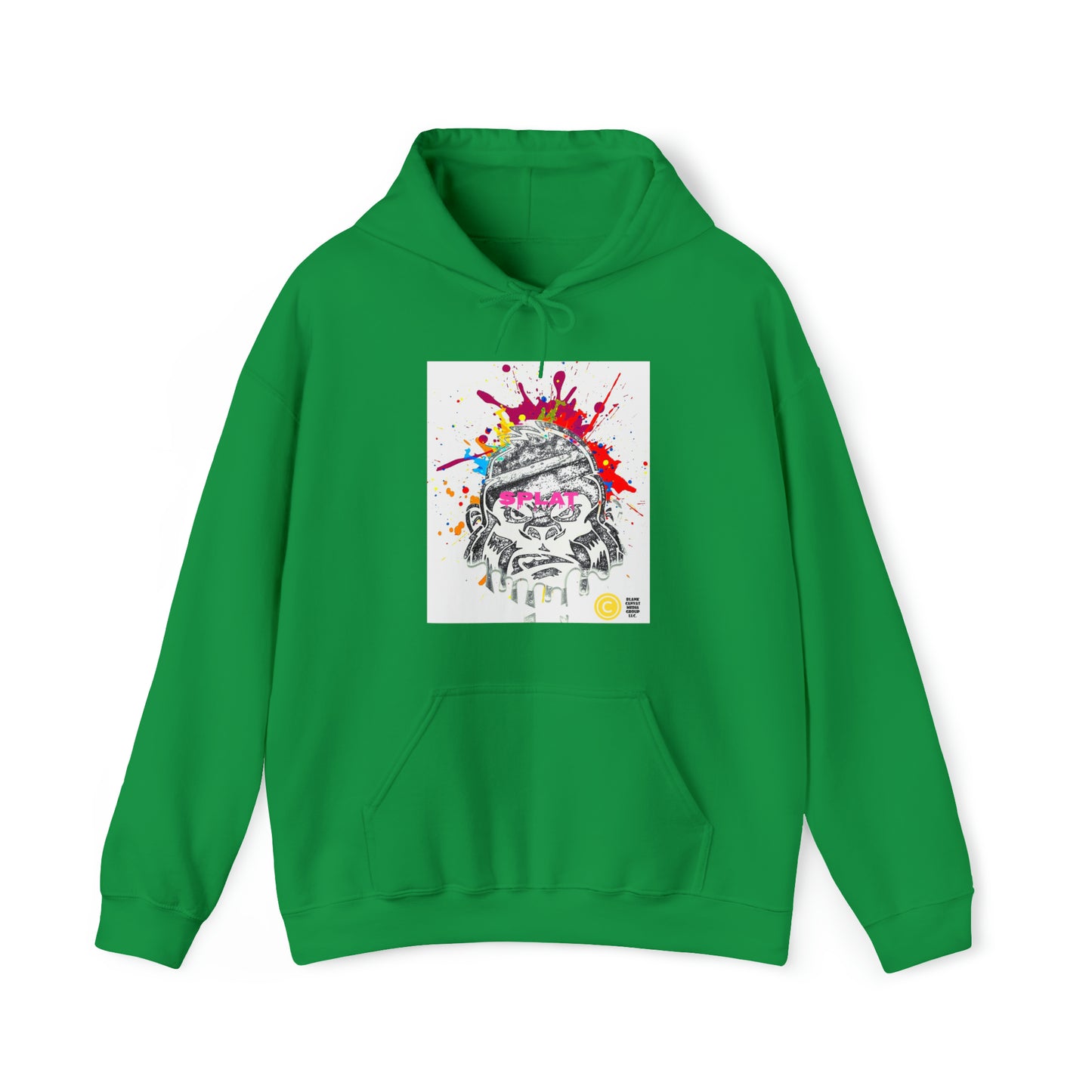 Splatter Brained 1 Hoodie: Digital Transmutation