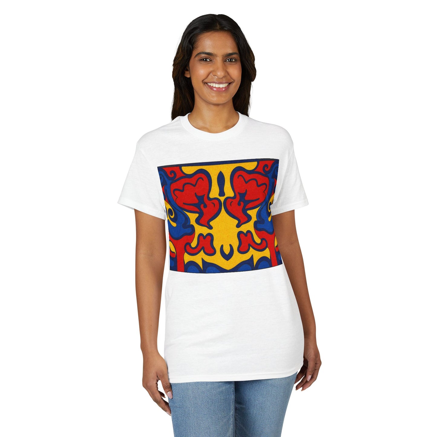 "Lighter Lines, Deeper Color." Rorschach Dragon T-Shirt