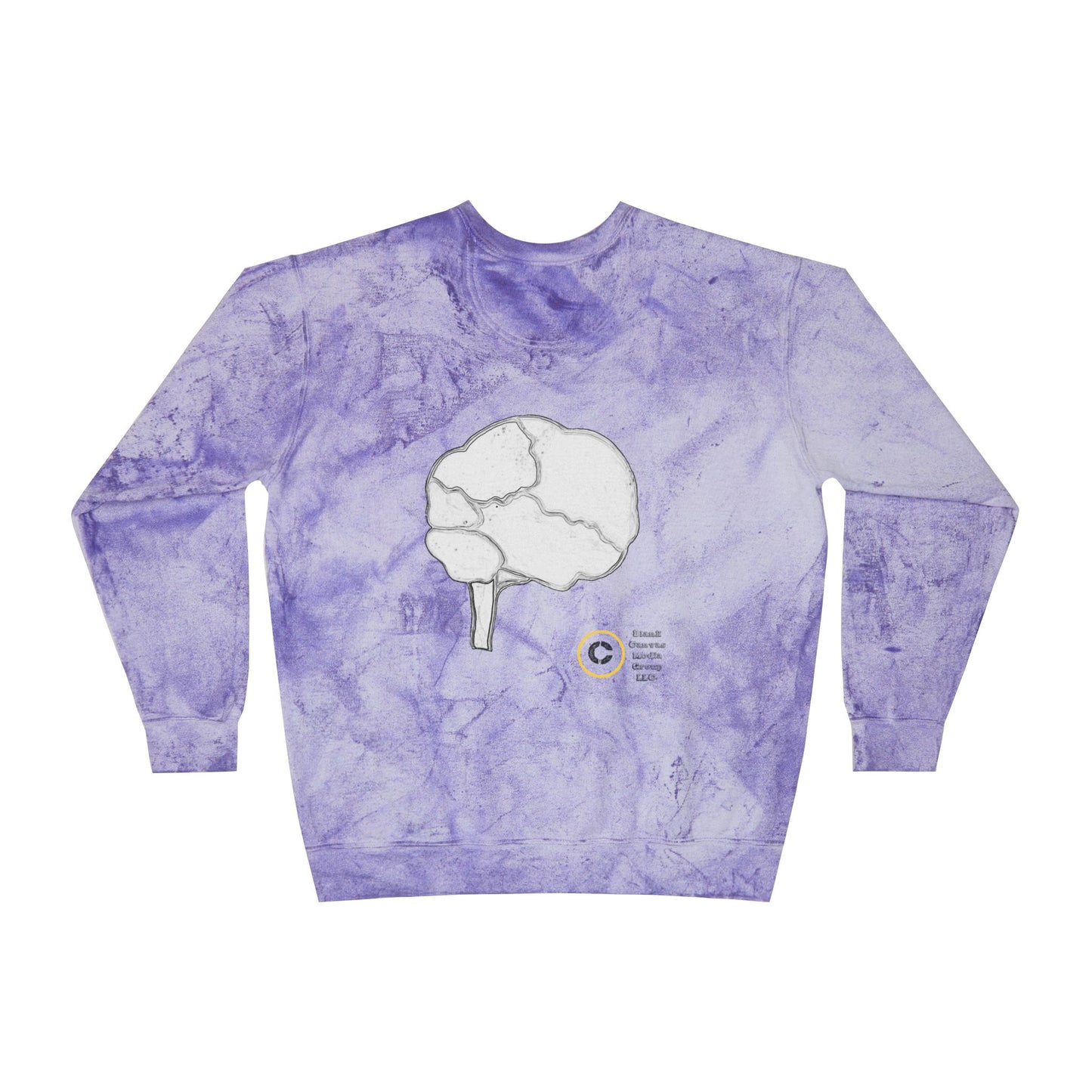 Unisex Lé Face Color Blast Crewneck Sweatshirt
