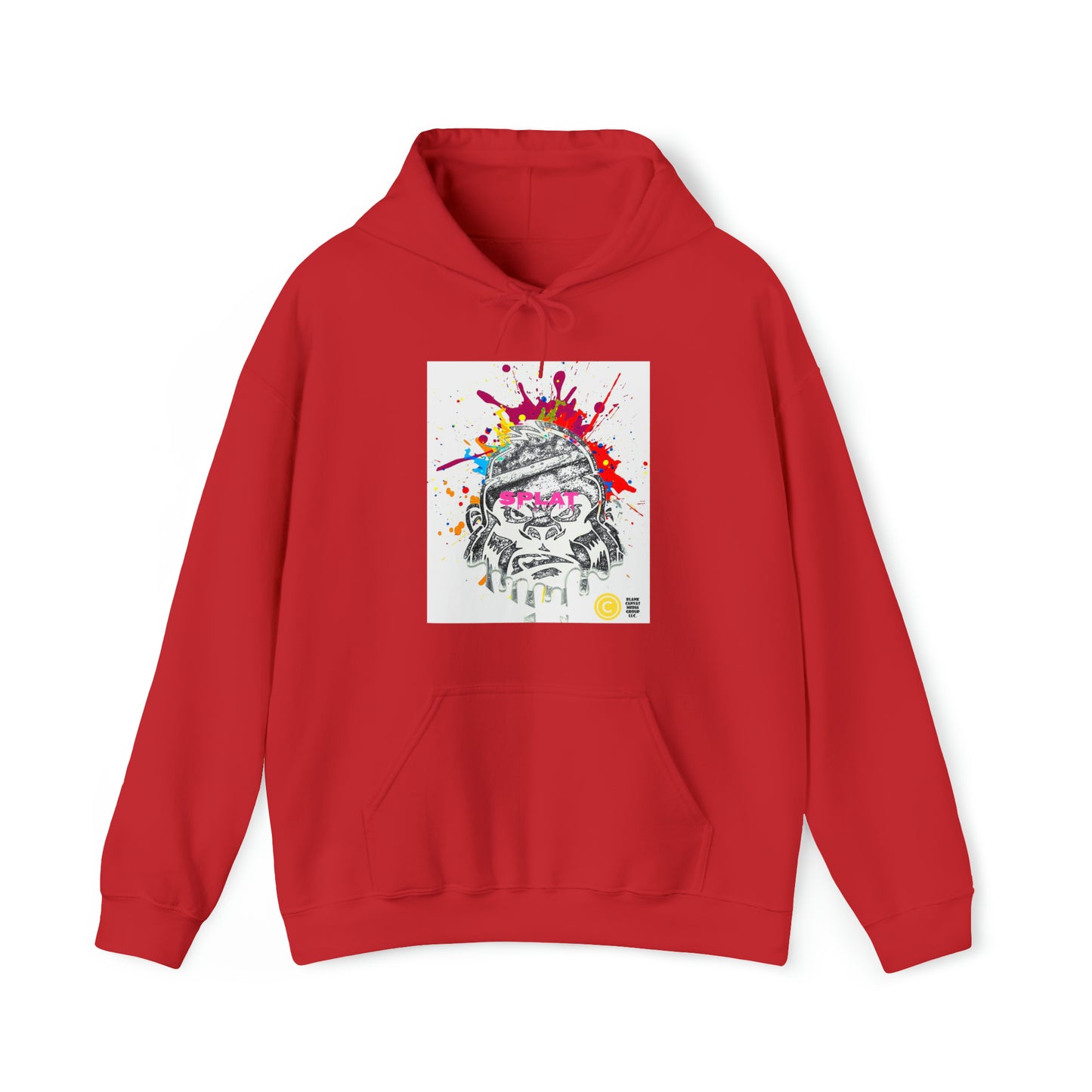 Splatter Brained 1 Hoodie: Digital Transmutation