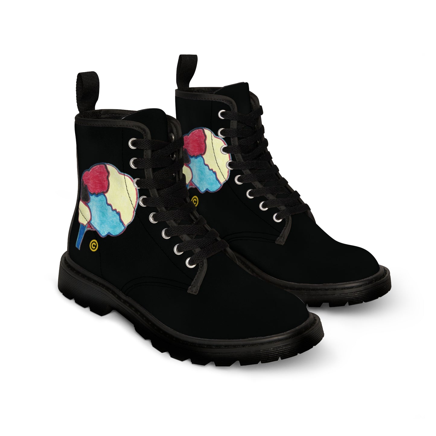 Men's Super Branding Brain Canvas Boots