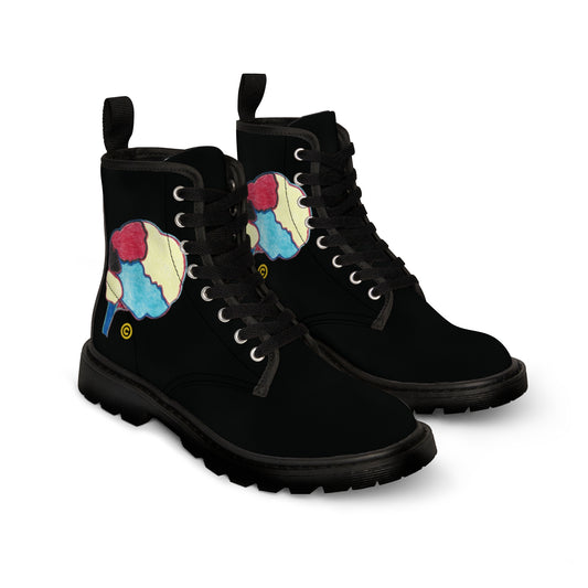 Men's Super Branding Brain Canvas Boots