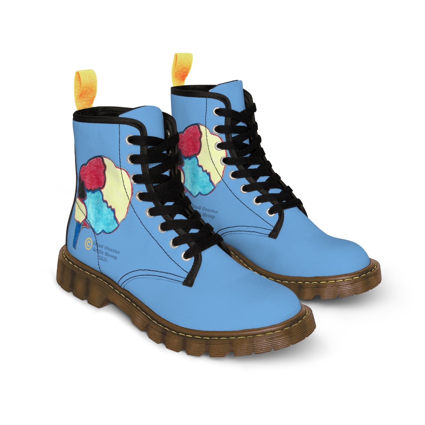 Women's Super Branding Brain Canvas Boots