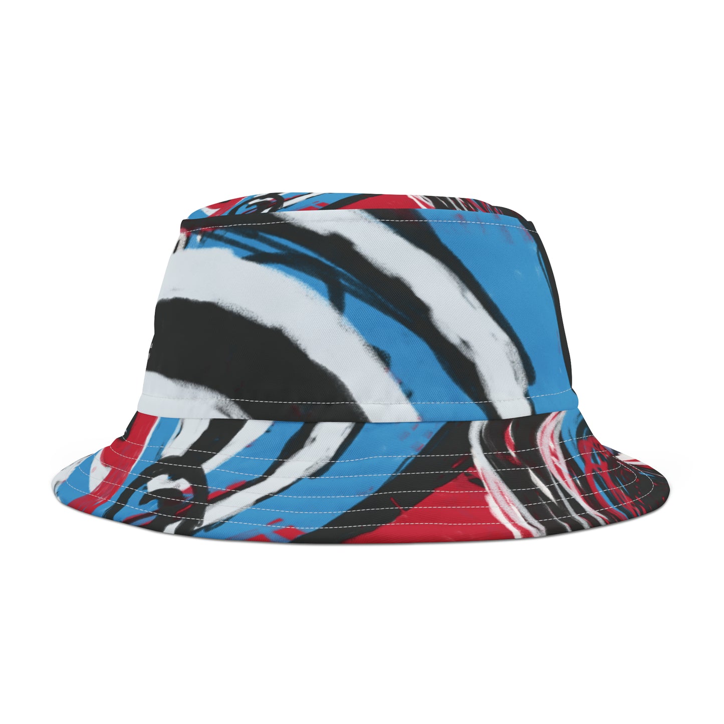 Digital Abstraction Bucket Hat