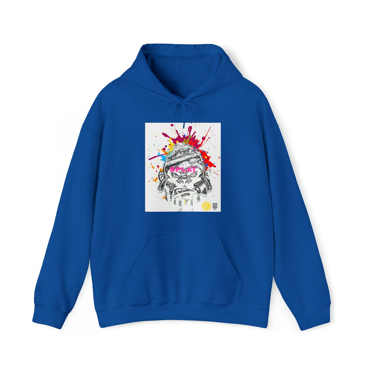 Splatter Brained 1 Hoodie: Digital Transmutation