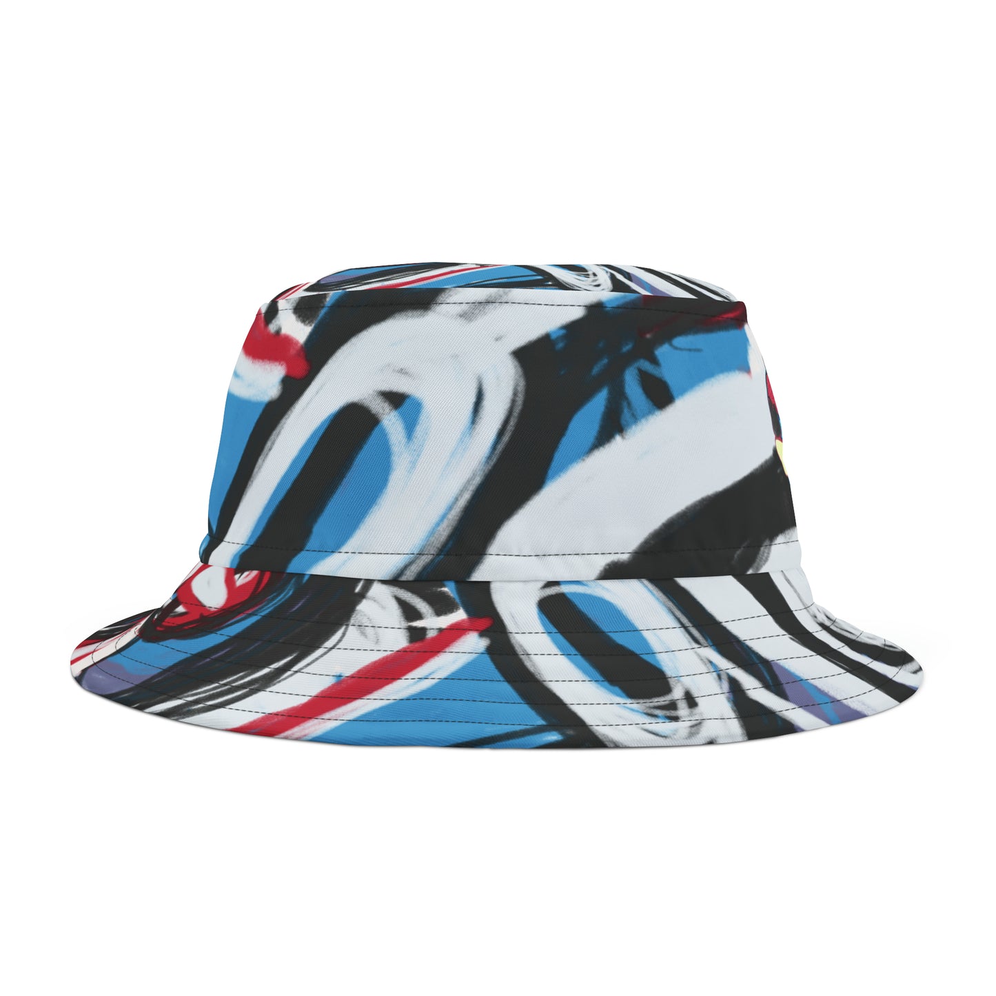 Digital Abstraction Bucket Hat