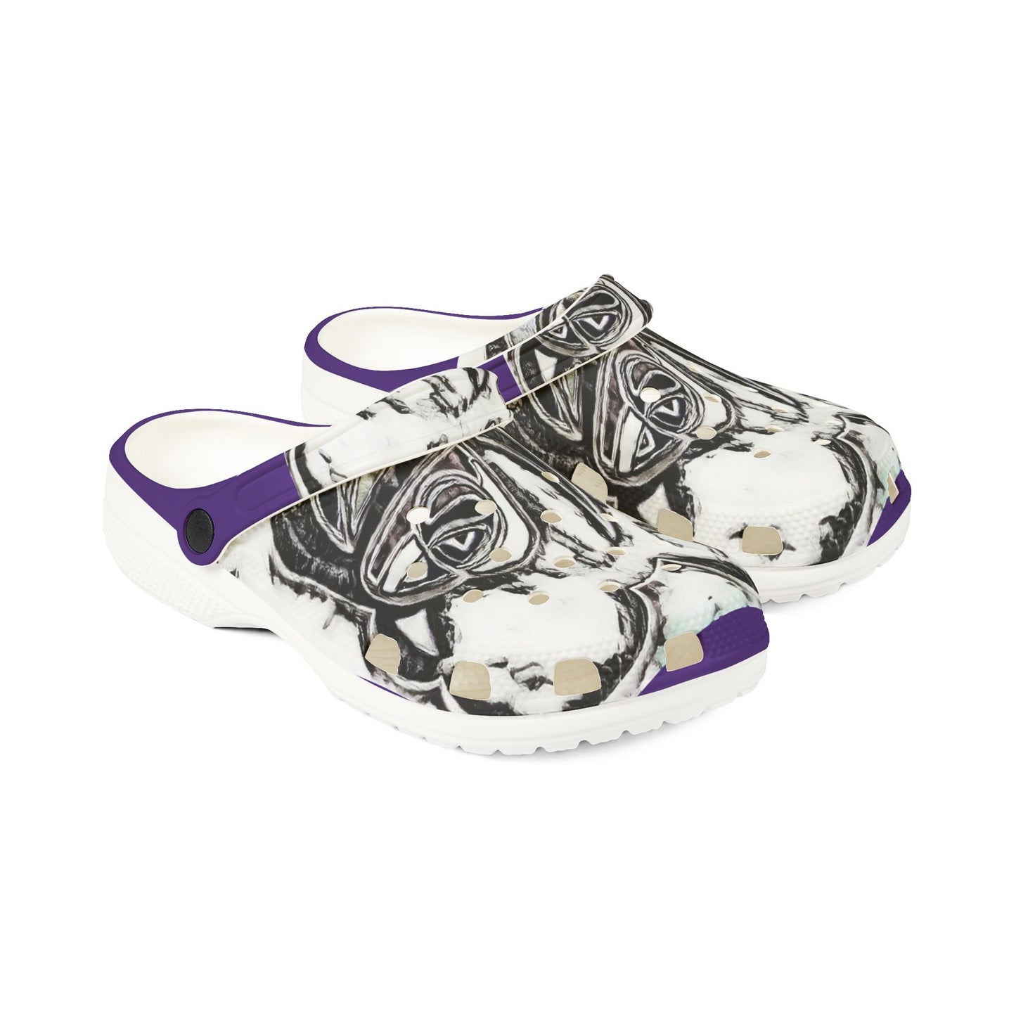 Royal Purple Varsity Clogs