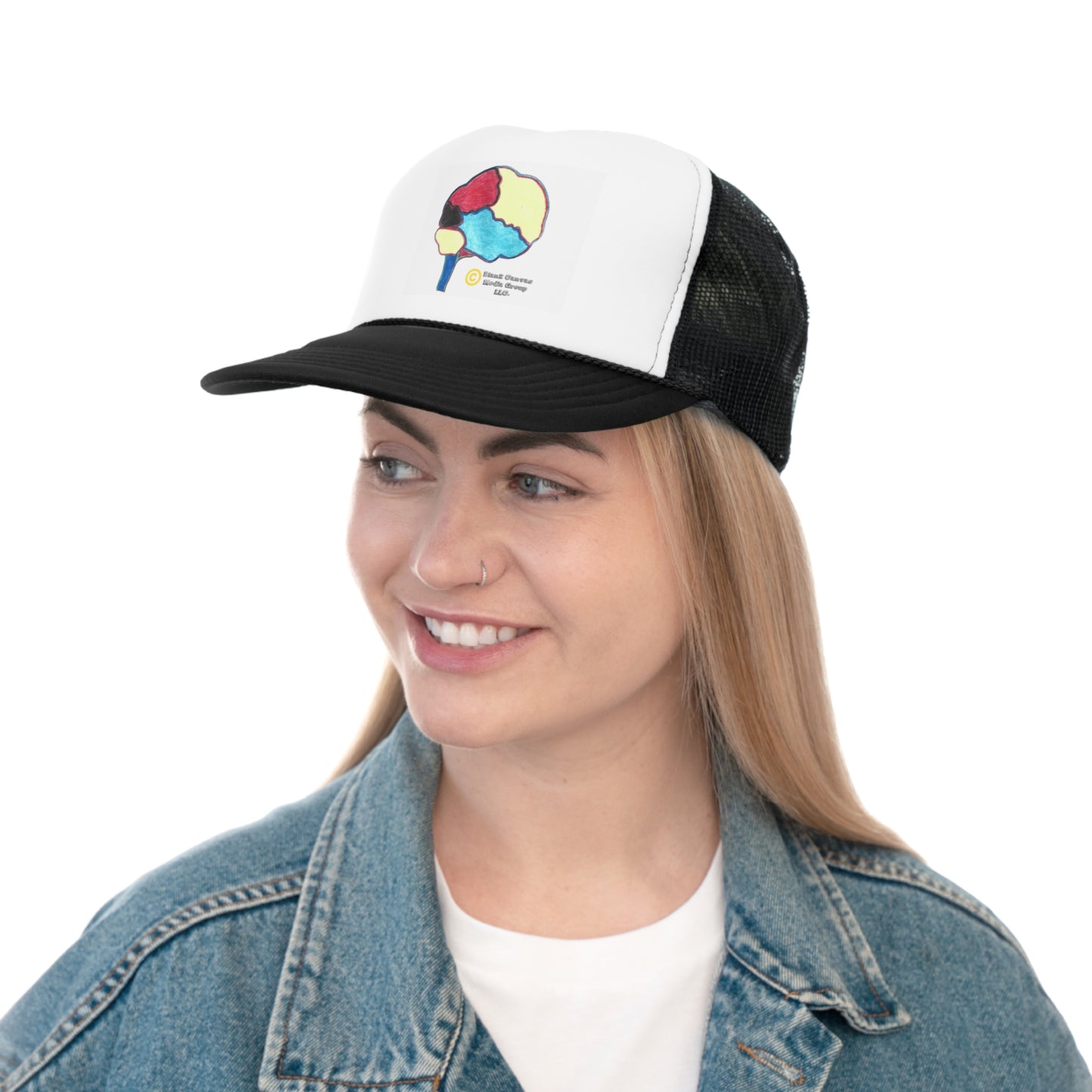 Super Branding Brain Trucker Cap