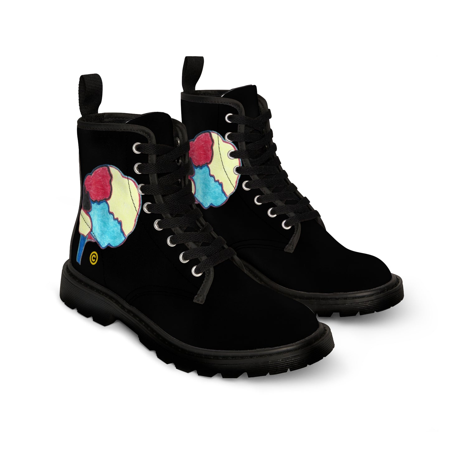 Women's Super Branding Brain Canvas Boots