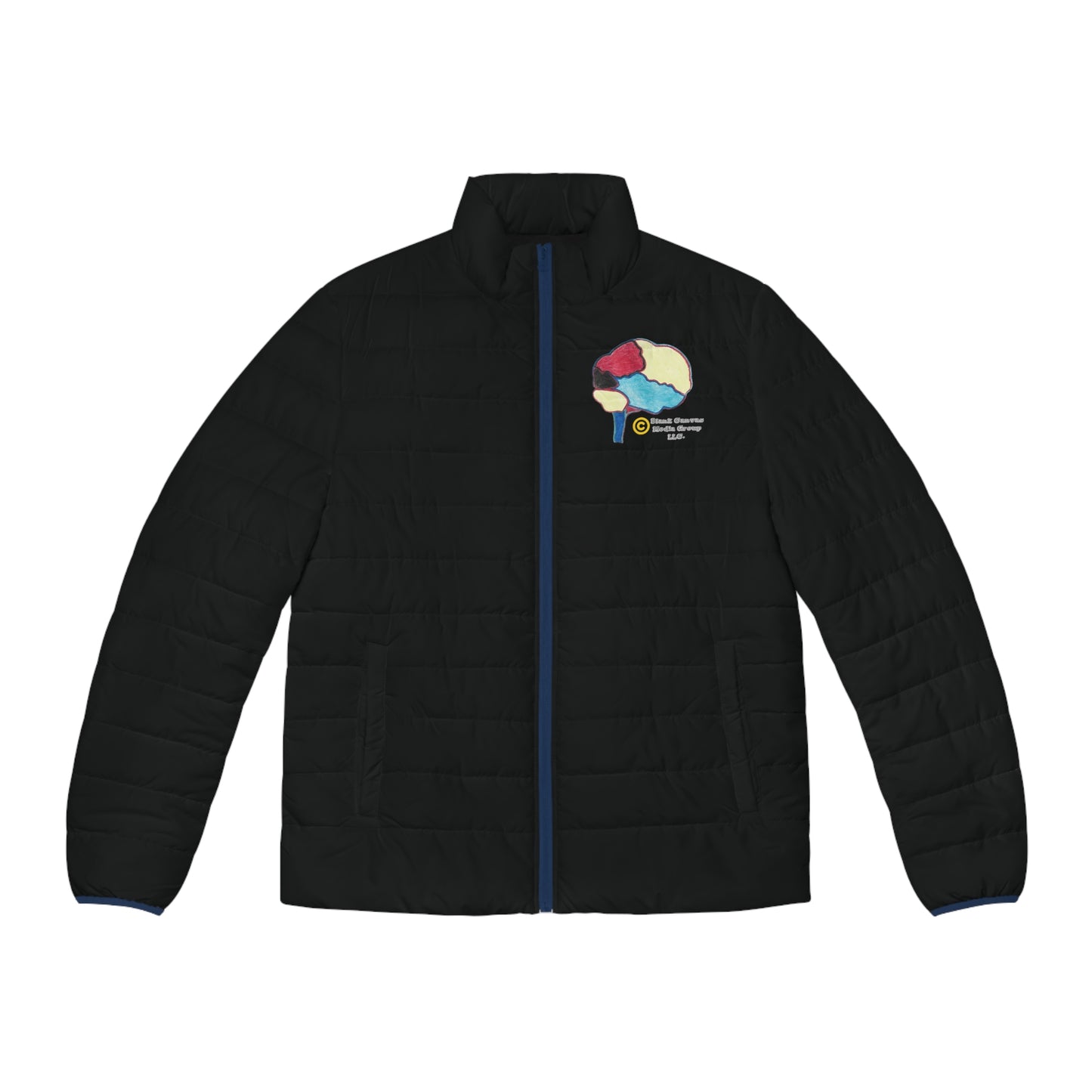 Blank Canvas Puffer Super Branding Brain (Unisex)