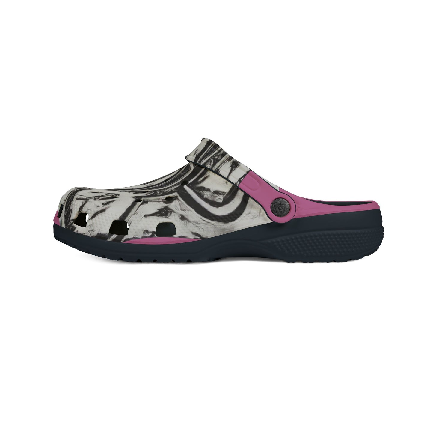 "It's All Love" Varsity Pink Clogs