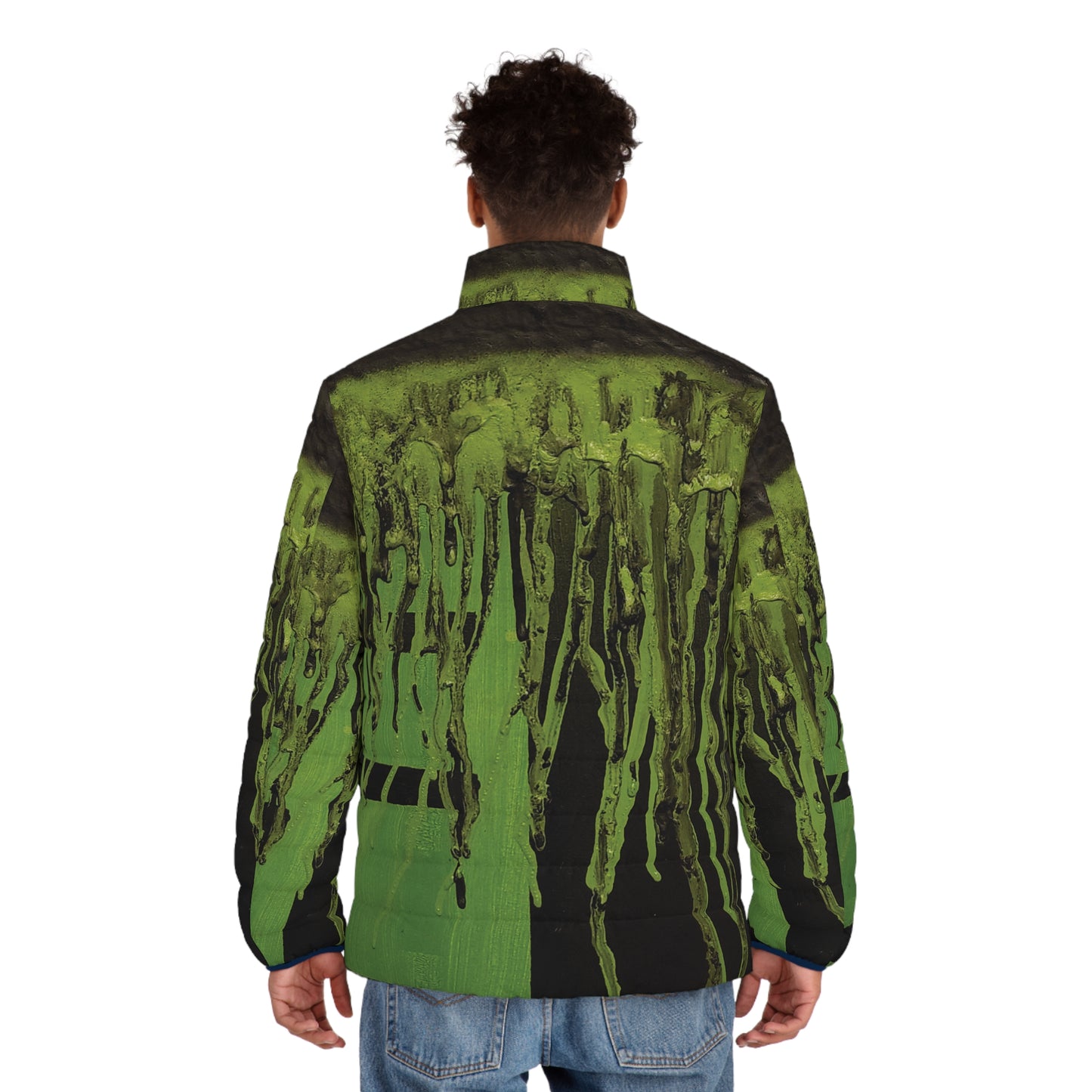 Abstract Reigns: M(x)nster Slime Puffer Jacket (Unisex)