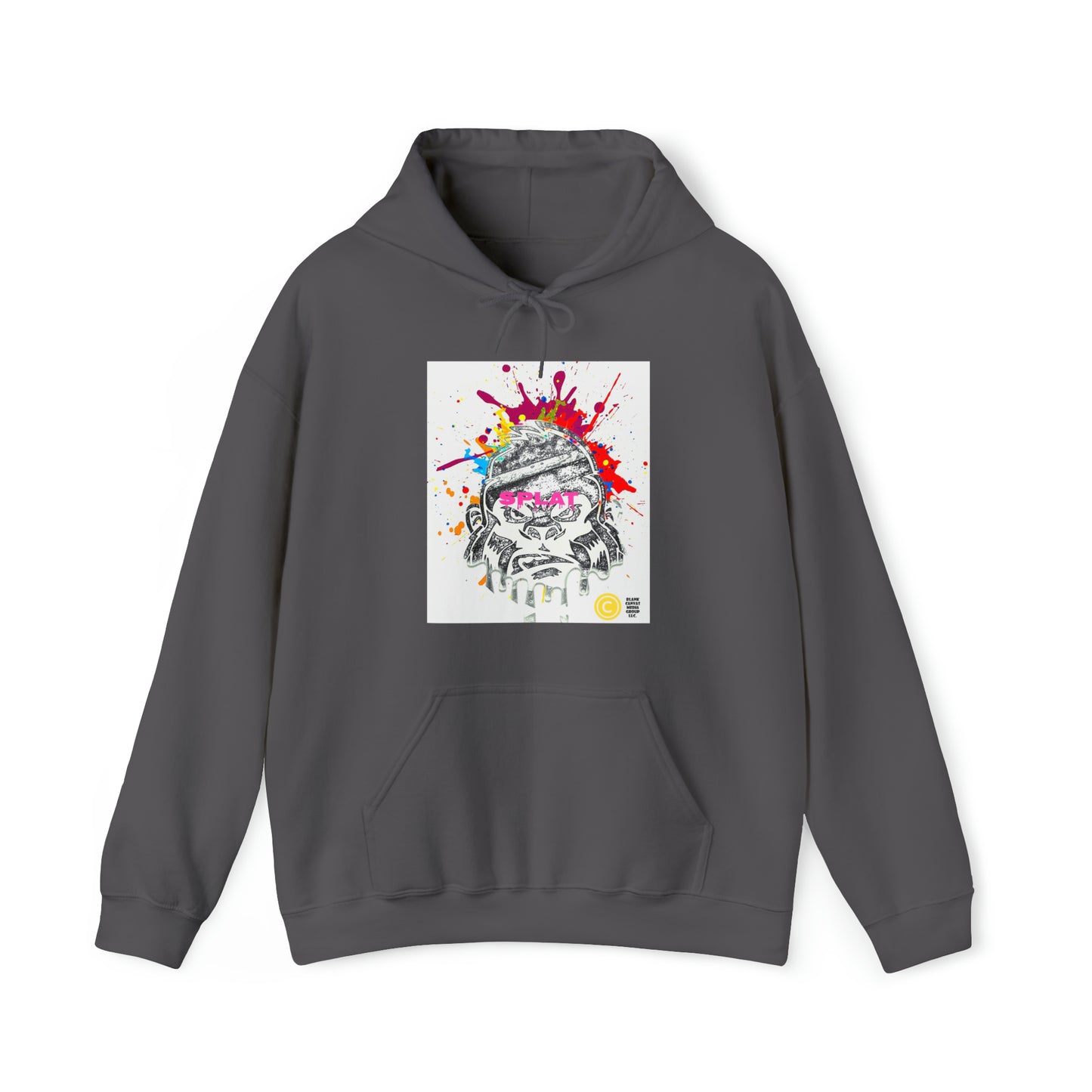 Splatter Brained 1 Hoodie: Digital Transmutation