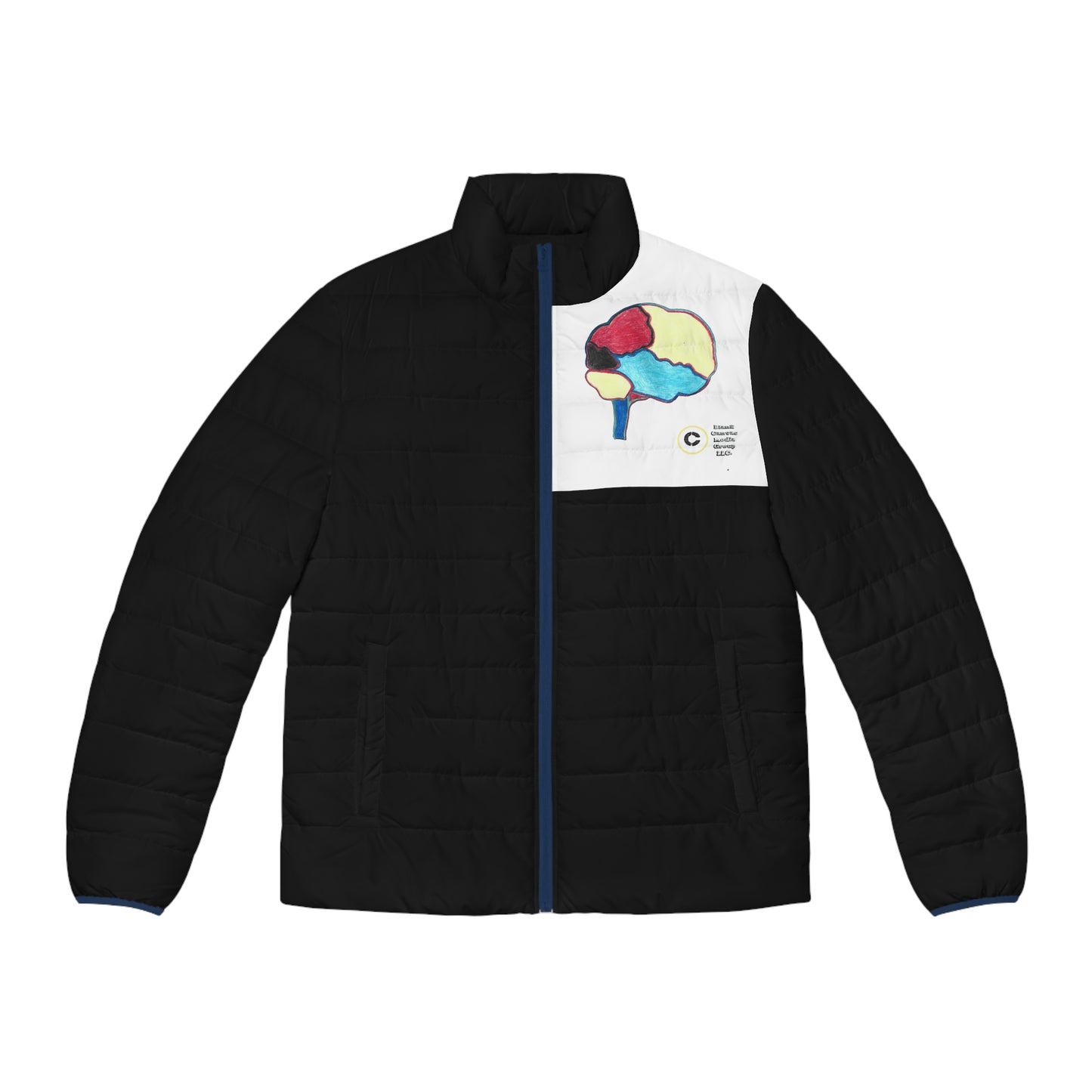Super Branding Brain Canvas Back Puffer