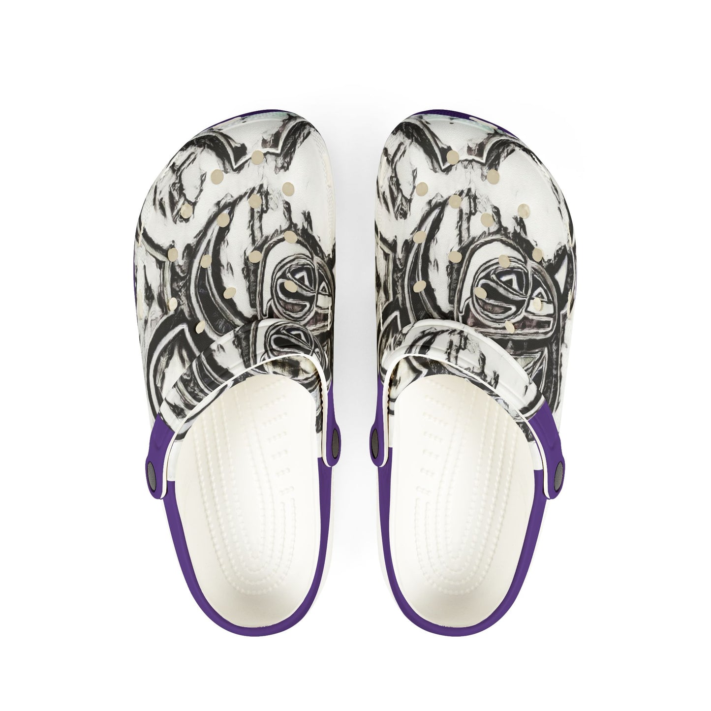 Royal Purple Varsity Clogs