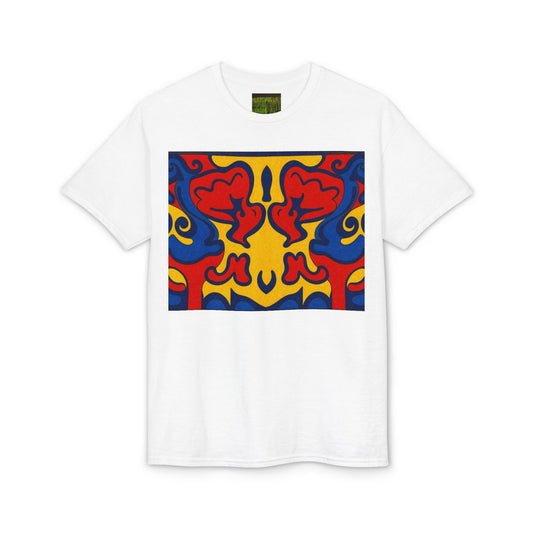 "Lighter Lines, Deeper Color." Rorschach Dragon T-Shirt