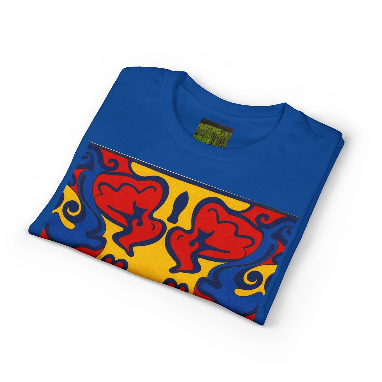 "Lighter Lines, Deeper Color." Pattern Rorschach Dragon T-Shirt