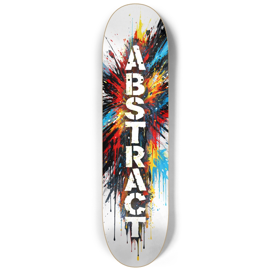 Abstract Custom Skateboard