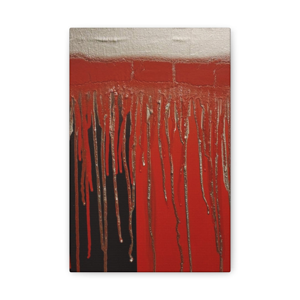 "Paint the Town Red!" Satin Print