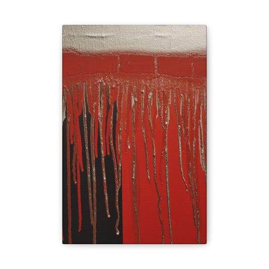 "Paint the Town Red!" Satin Print