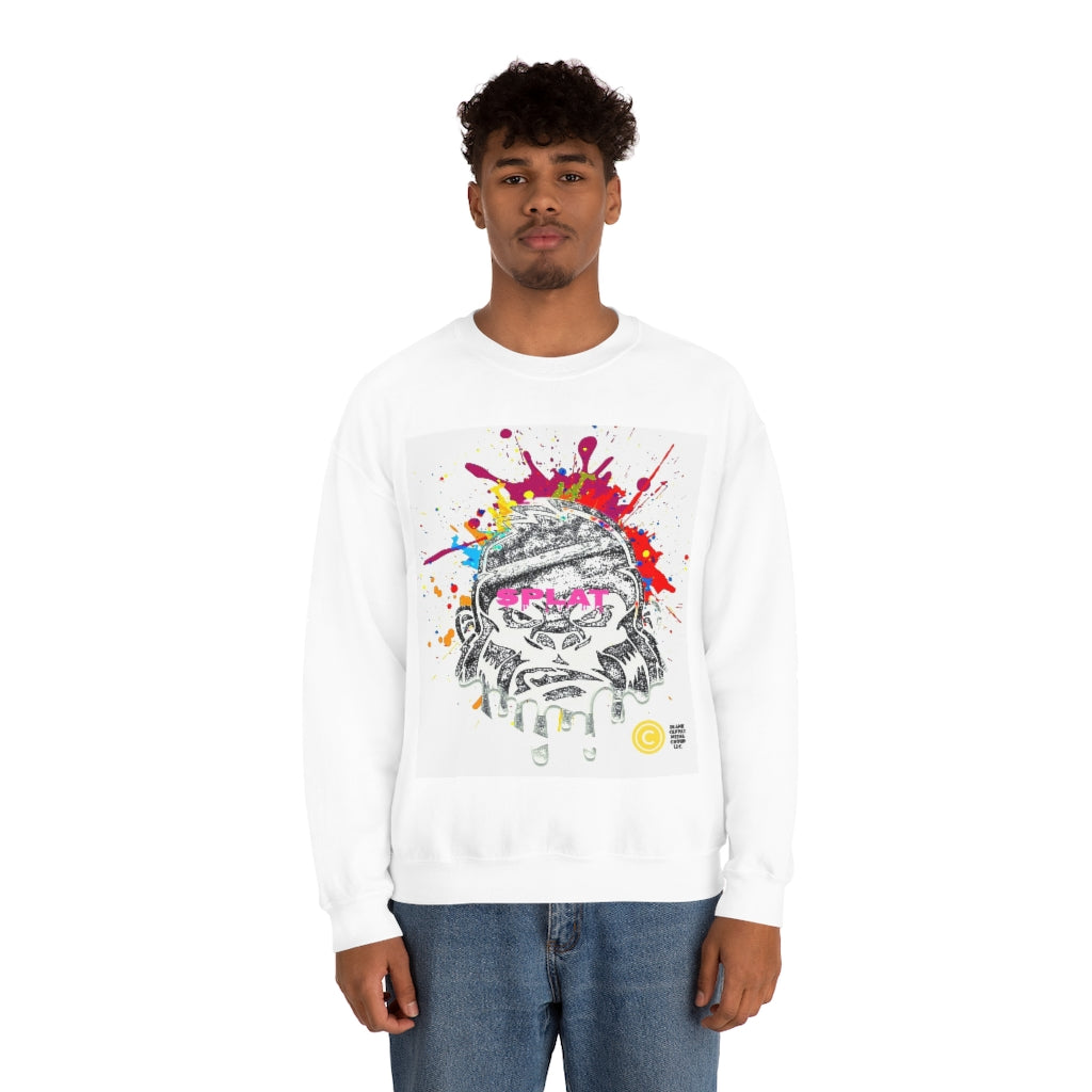 Splatter Brained 1: Blank Canvas Crewneck