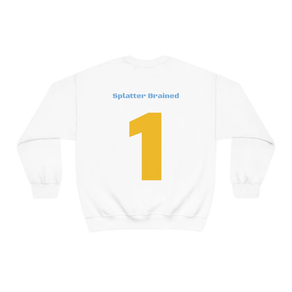 Splatter Brained 1: Blank Canvas Crewneck