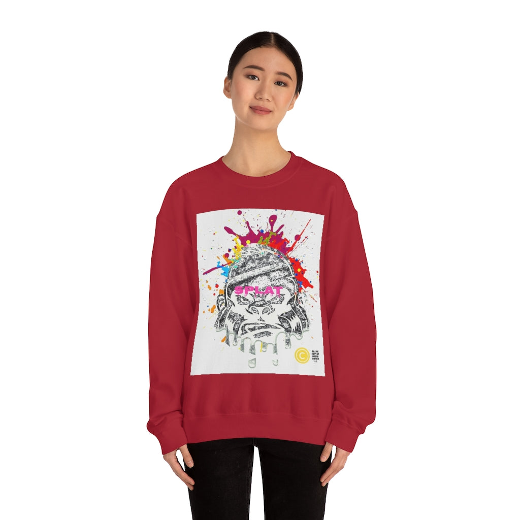 Splatter Brained 1: Blank Canvas Crewneck