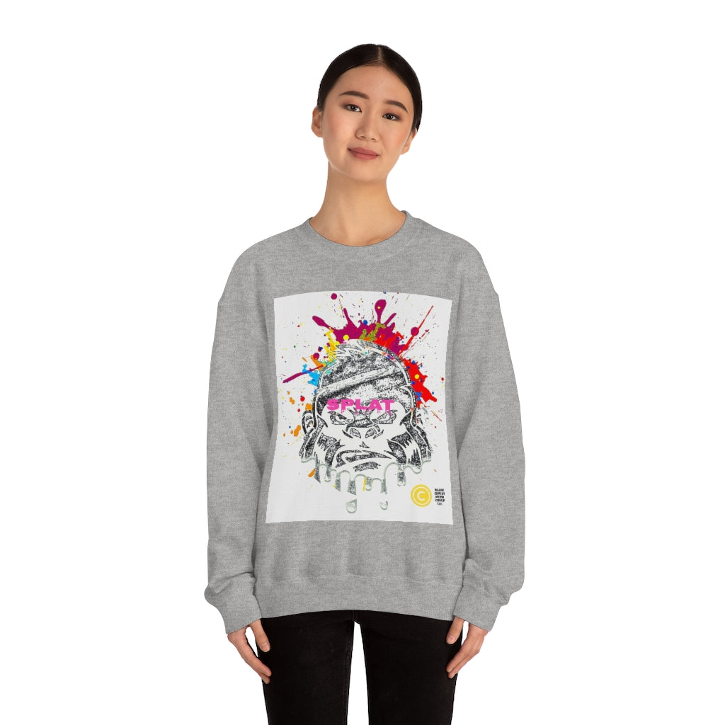 Splatter Brained 1: Blank Canvas Crewneck
