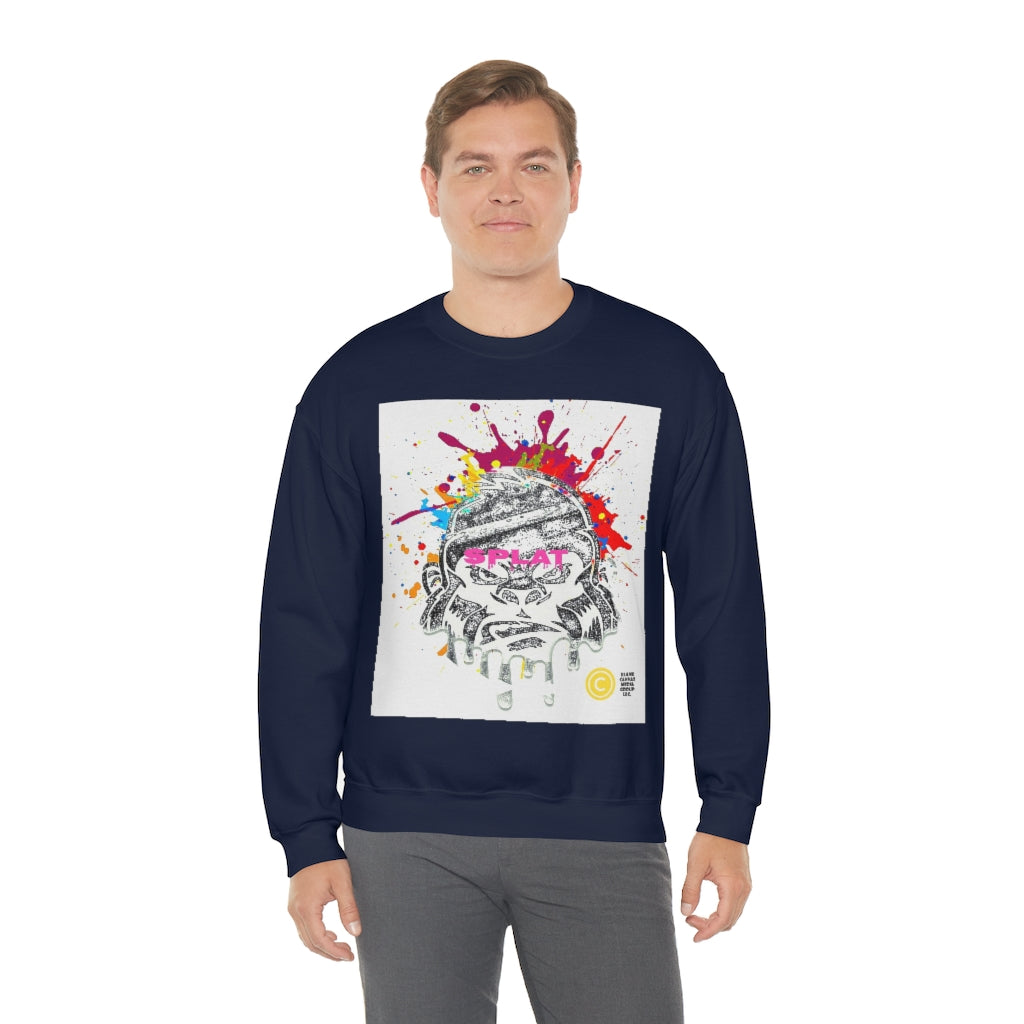 Splatter Brained 1: Blank Canvas Crewneck