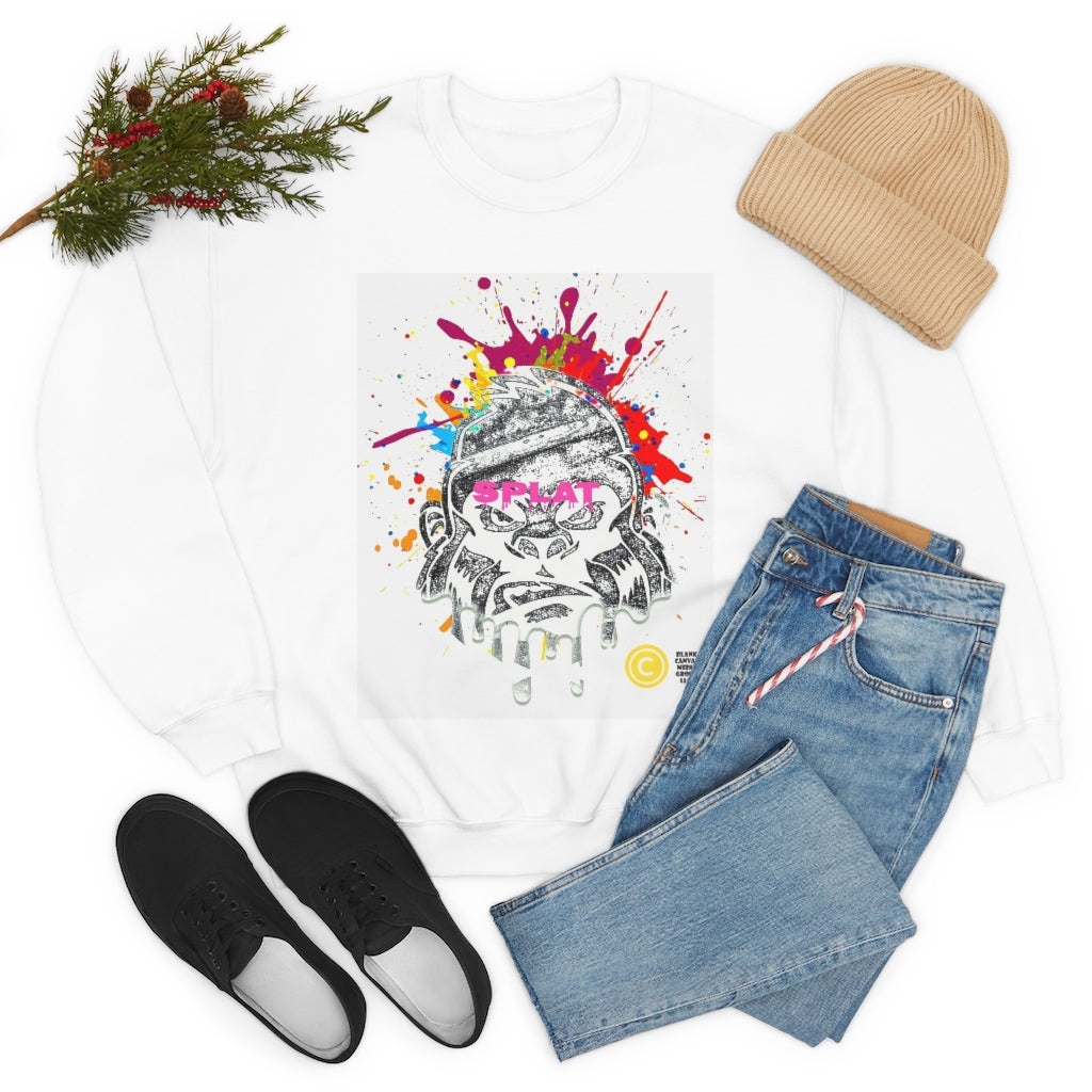 Splatter Brained 1: Blank Canvas Crewneck
