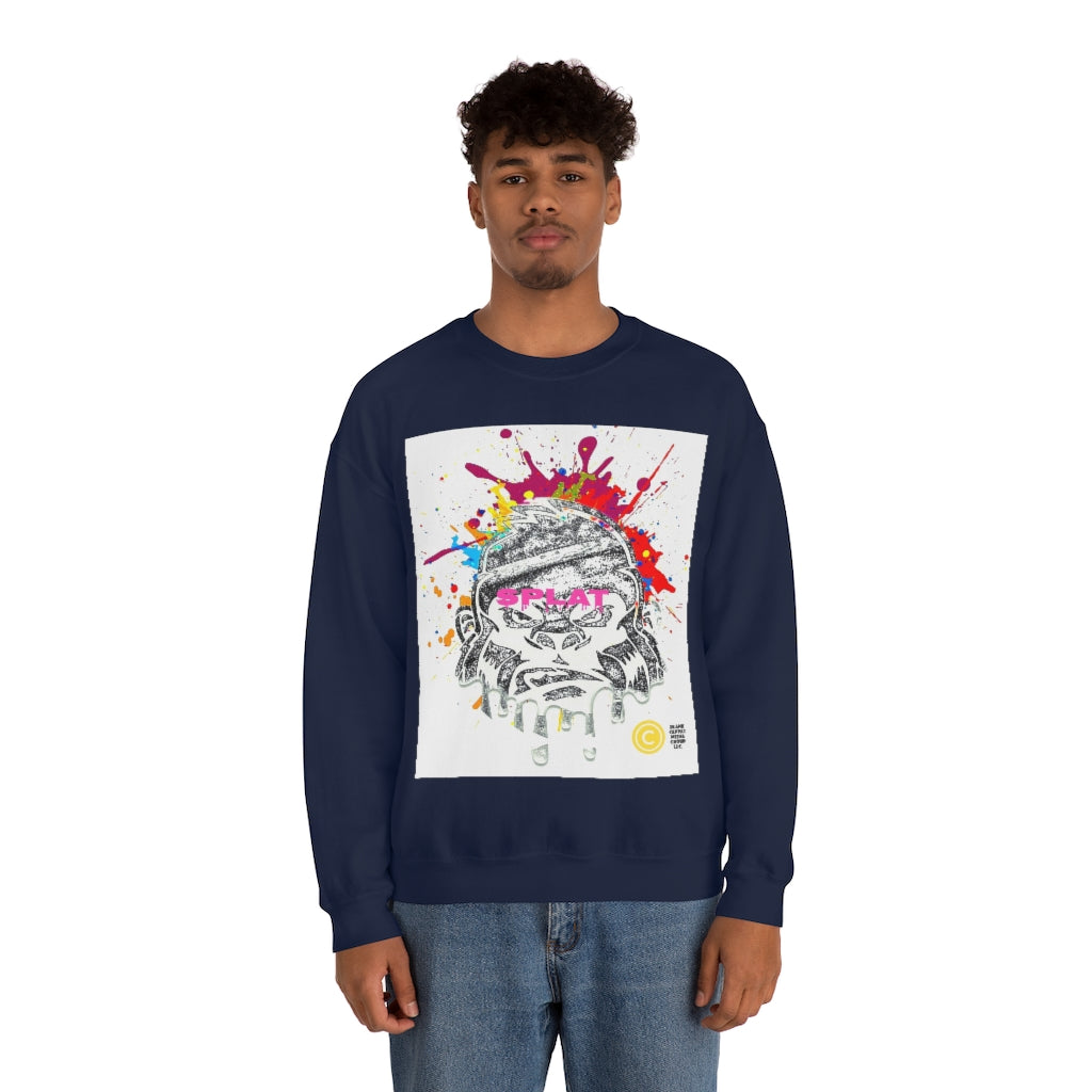 Splatter Brained 1: Blank Canvas Crewneck