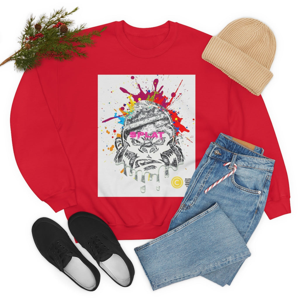 Splatter Brained 1: Blank Canvas Crewneck