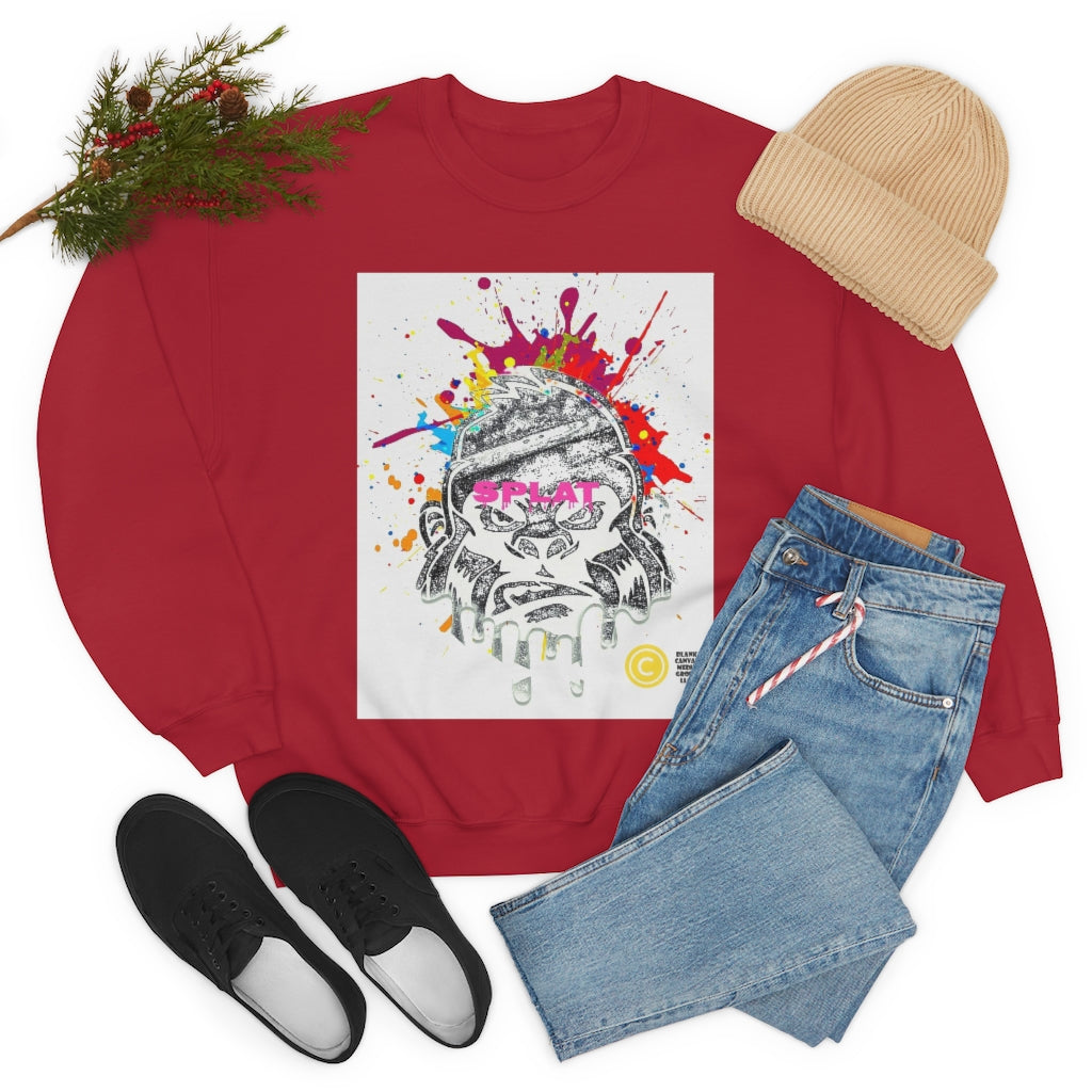 Splatter Brained 1: Blank Canvas Crewneck