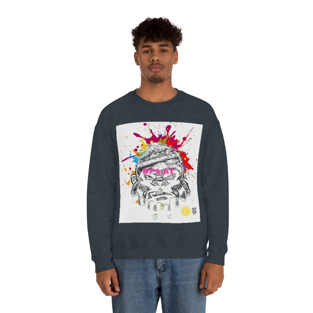 Splatter Brained 1: Blank Canvas Crewneck