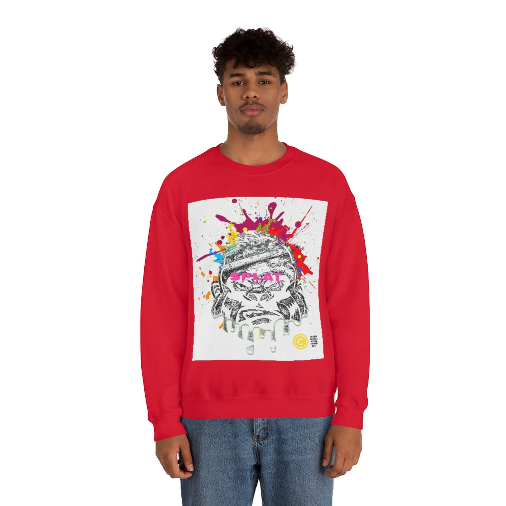 Splatter Brained 1: Blank Canvas Crewneck