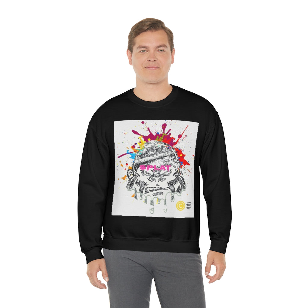Splatter Brained 1: Blank Canvas Crewneck