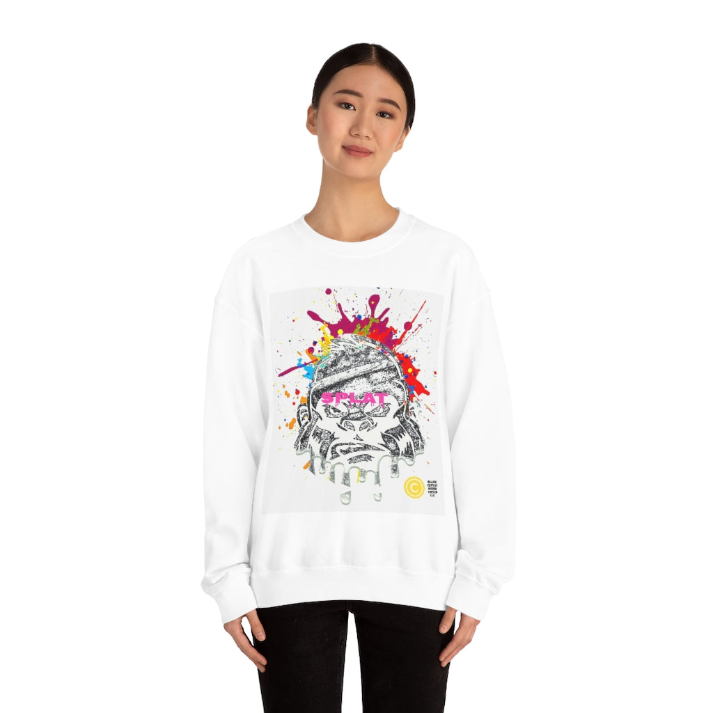 Splatter Brained 1: Blank Canvas Crewneck